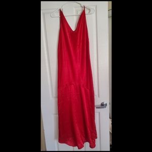 Red Victoria's Secret Satin Slip L❤